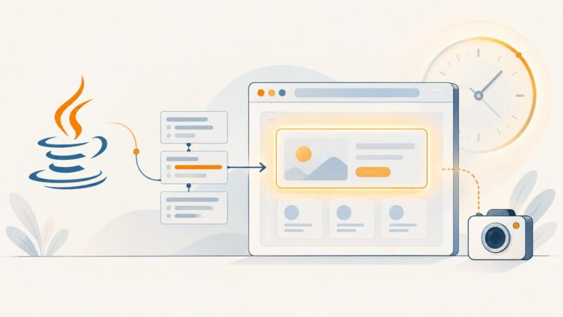 Wait for a Custom Element Before Taking a Website Screenshot in Java