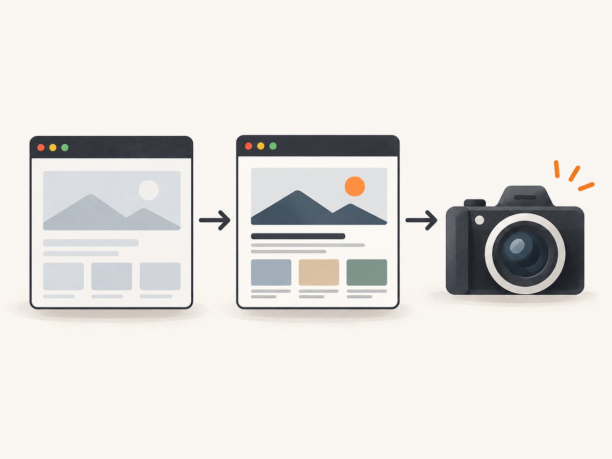Wait for the final content state, then fonts, before capturing.