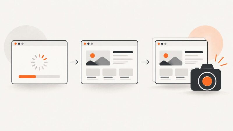 How to Wait for a Web Page to Load Before Taking a Screenshot