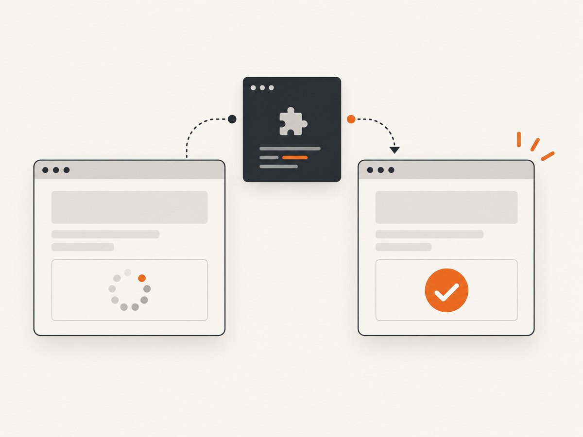 A page-owned callback gives Puppeteer and Pyppeteer an observable readiness signal.