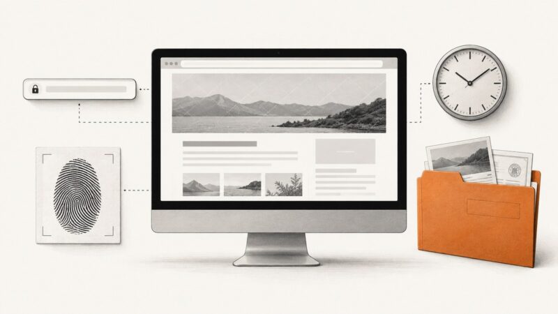 Using Watermarked Website Screenshots as Evidence