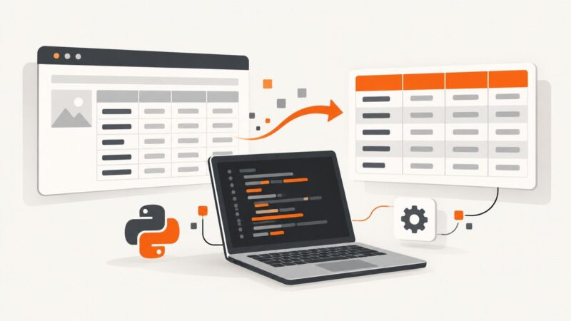 How to Web Scrape HTML Tables with Python: Step-by-Step