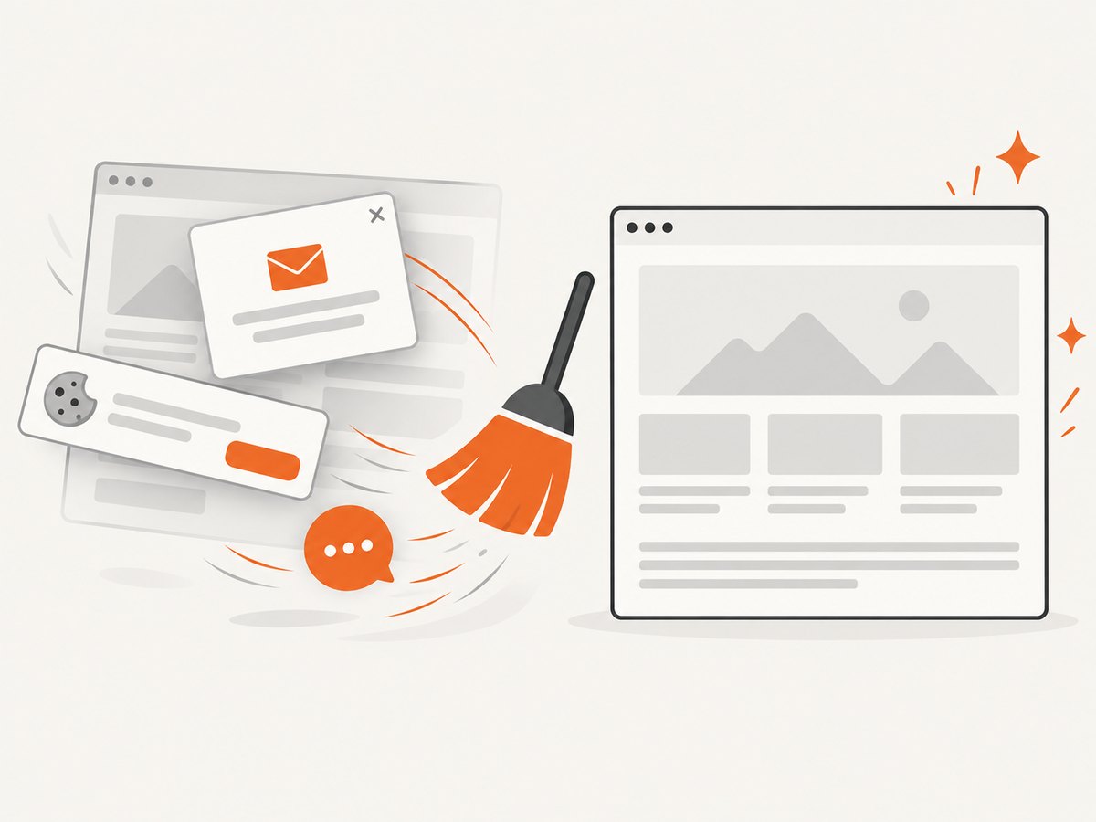 Visual capture quality depends on what is removed before the page is rendered.