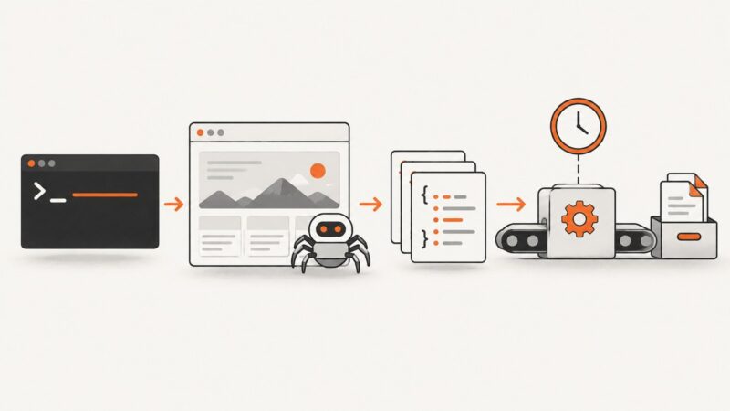 How to Run Web Scraping from the CLI and CI Pipelines