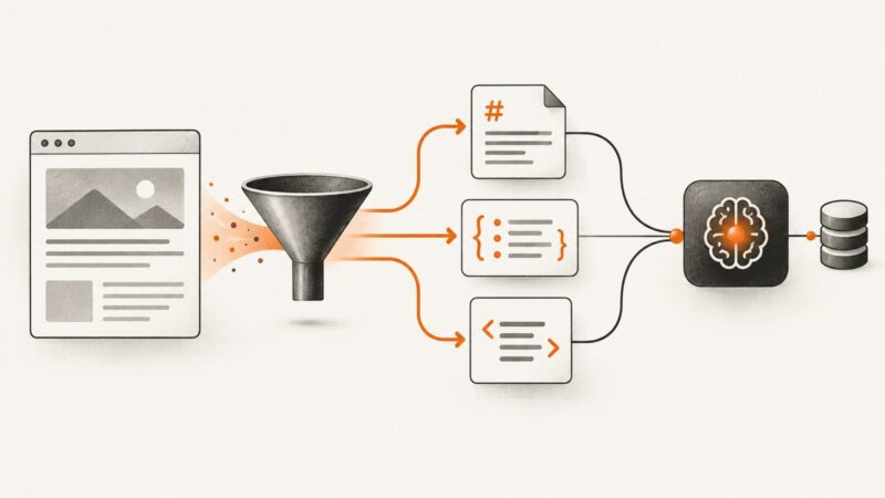 How to Choose a Web Scraping Format for AI and RAG