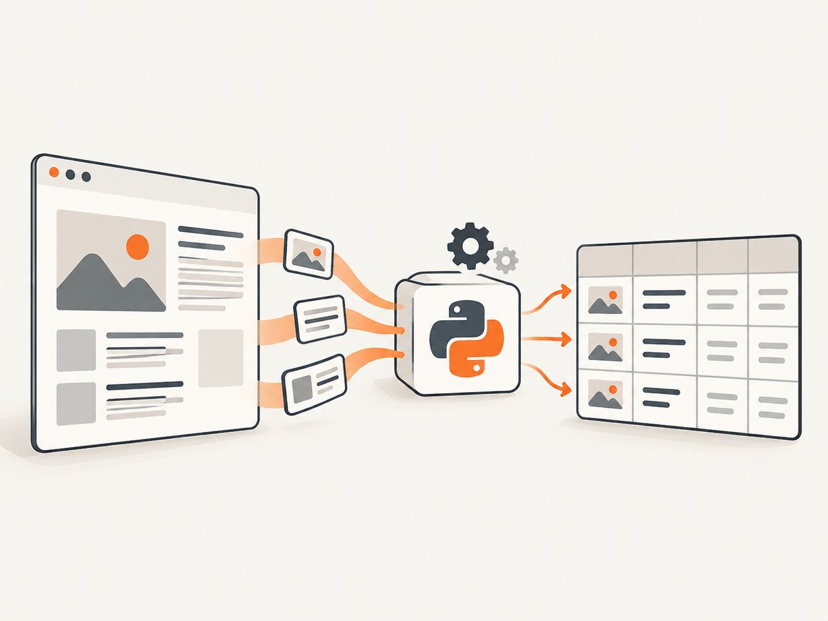 Parsel extracts structure from a document body; another component fetches the page.