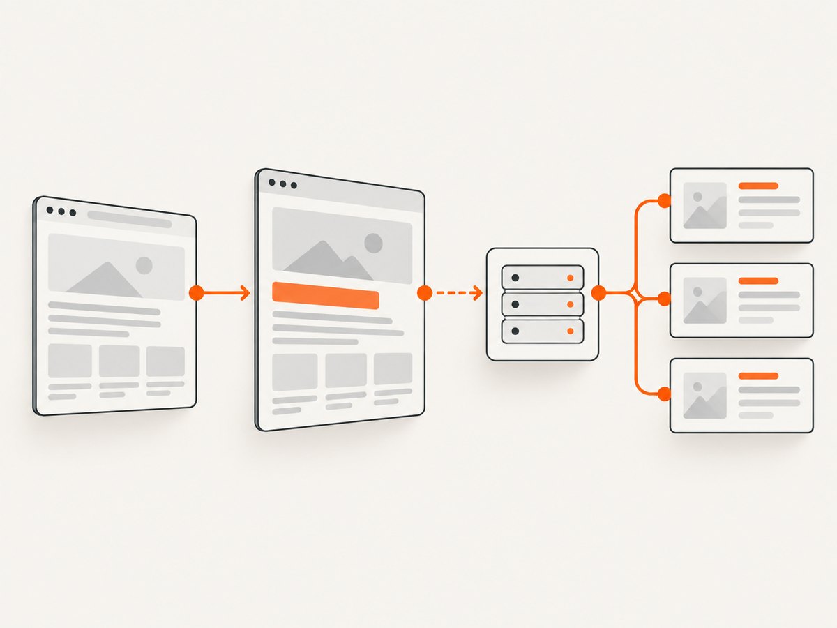 A Playwright scraper can read rendered elements or capture the API response that supplies them.