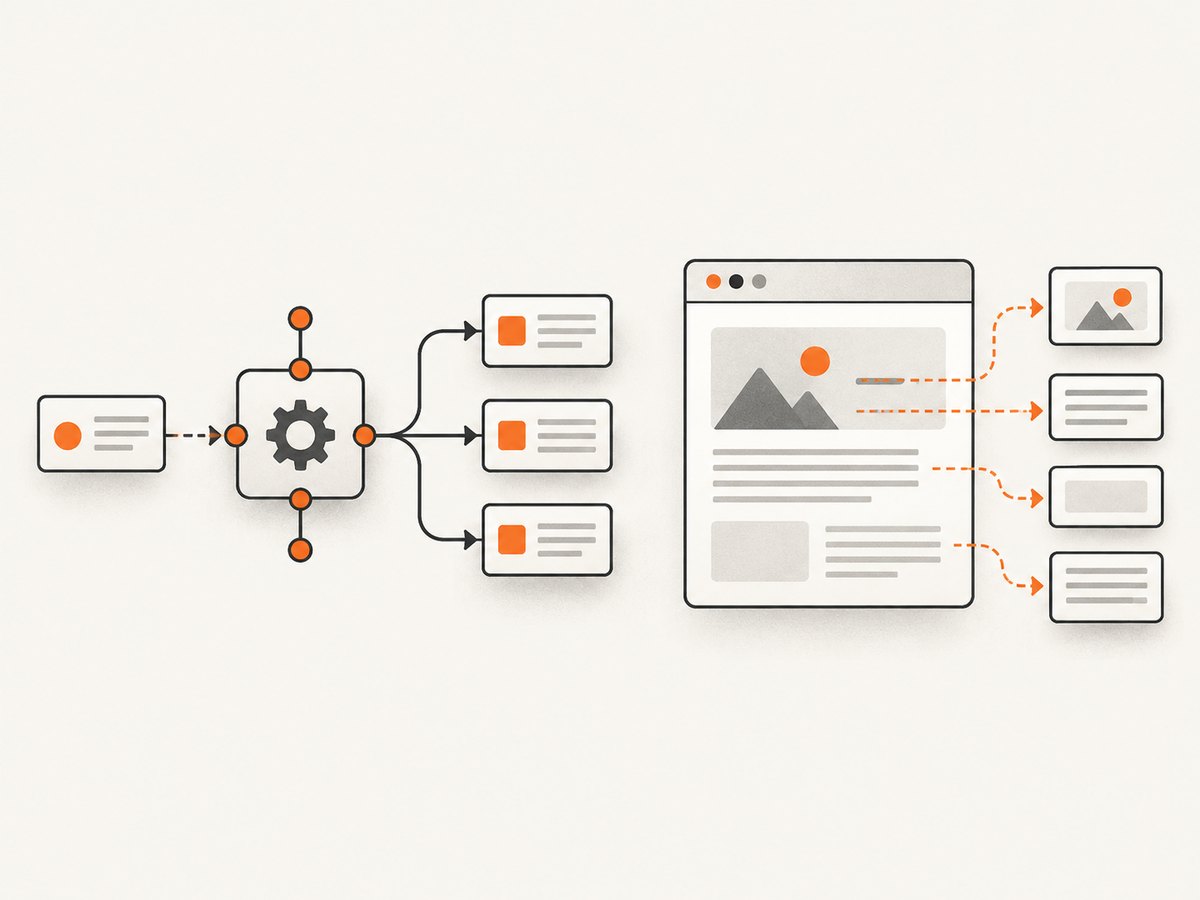 APIs return provider-defined fields; scraping turns page content into data.