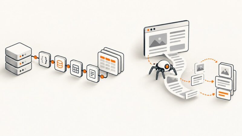 Web Scraping vs. APIs