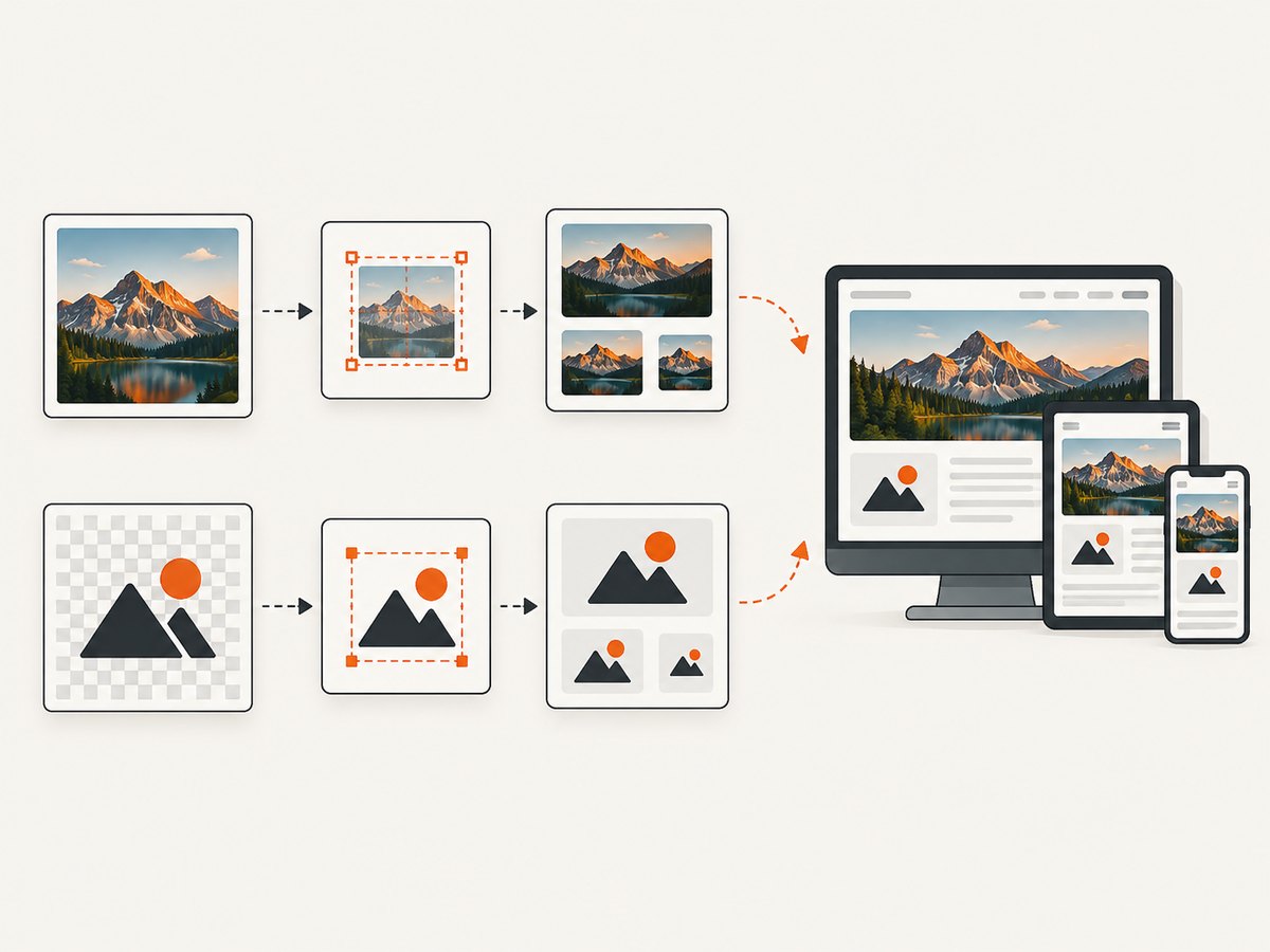 Choose formats and dimensions according to the image’s content and where it will appear.