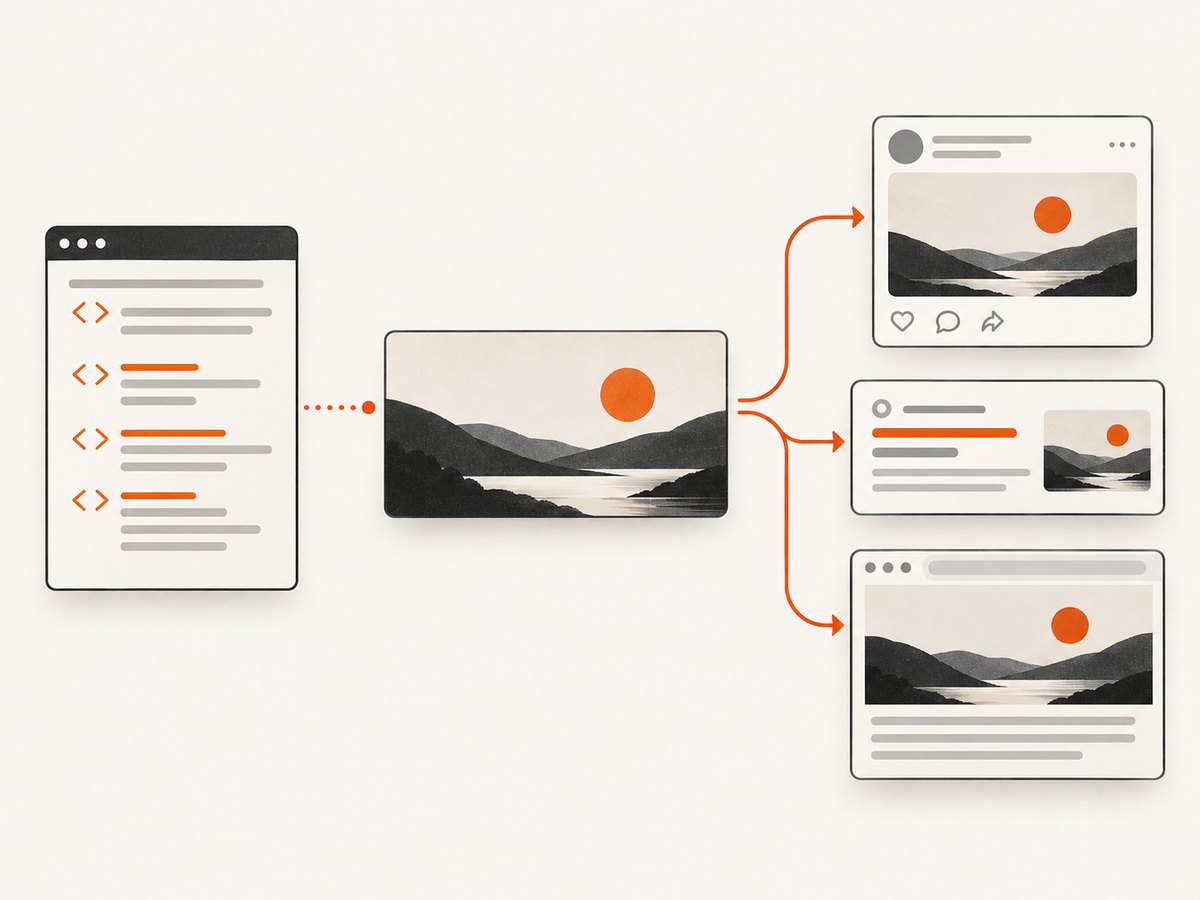 A capture workflow can remove common overlays before saving a page image.