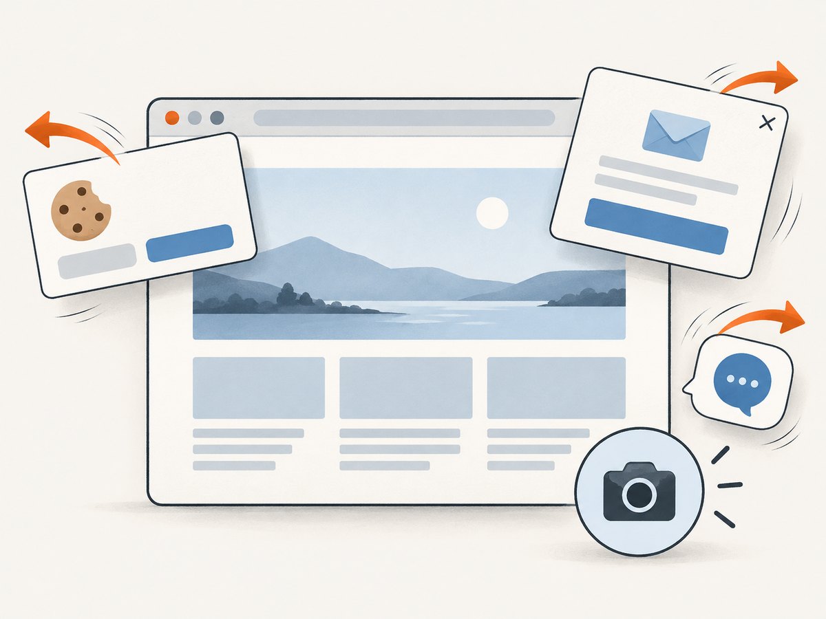 A clean capture removes common overlays before the image is saved.
