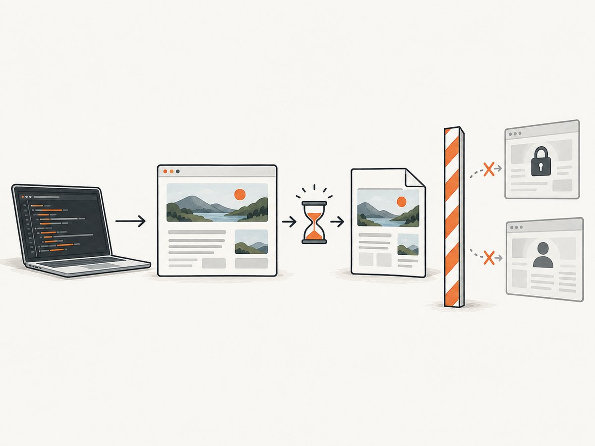 A documented workflow keeps scope, access conditions, and the saved record clear.
