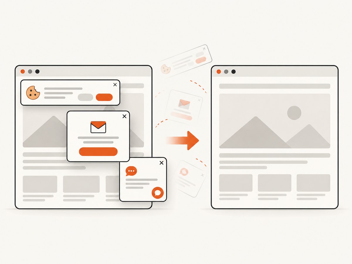 Removing overlays before capture keeps the thumbnail focused on the article.