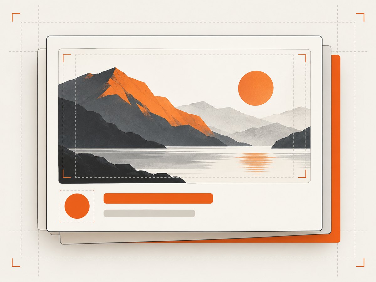 A fixed composition and safe area make each new thumbnail easier to produce consistently.