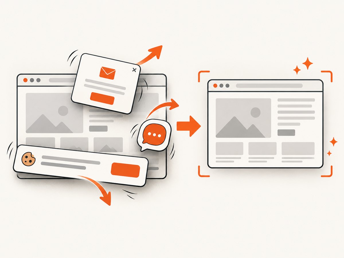 Automated capture should clear overlays and wait for the page content before saving the thumbnail.