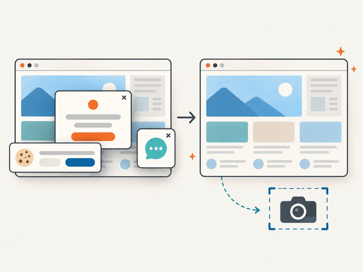 Website capture can include browser setup and page readiness decisions; a screenshot API can handle that work as a request.