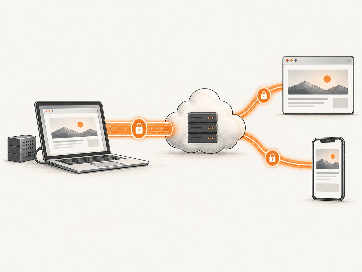 The Local agent forwards requests from BrowserStack browsers and devices to a private application.