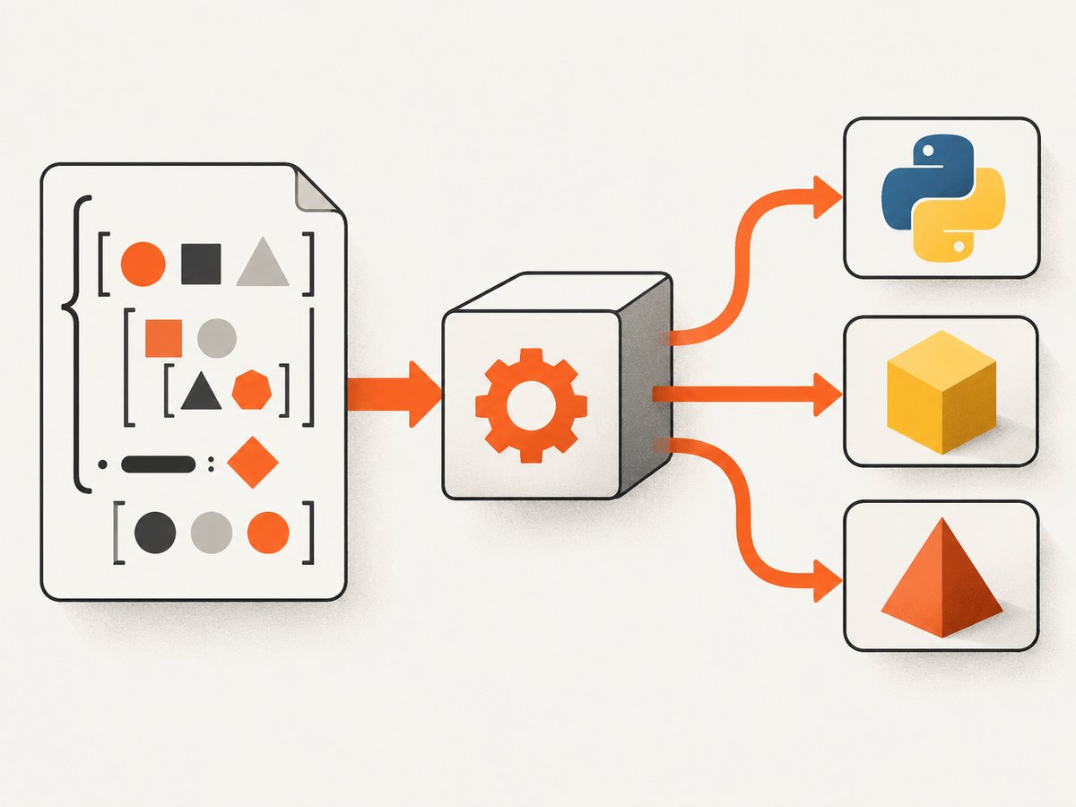 JSON uses one portable syntax that different programming languages can parse into native values.