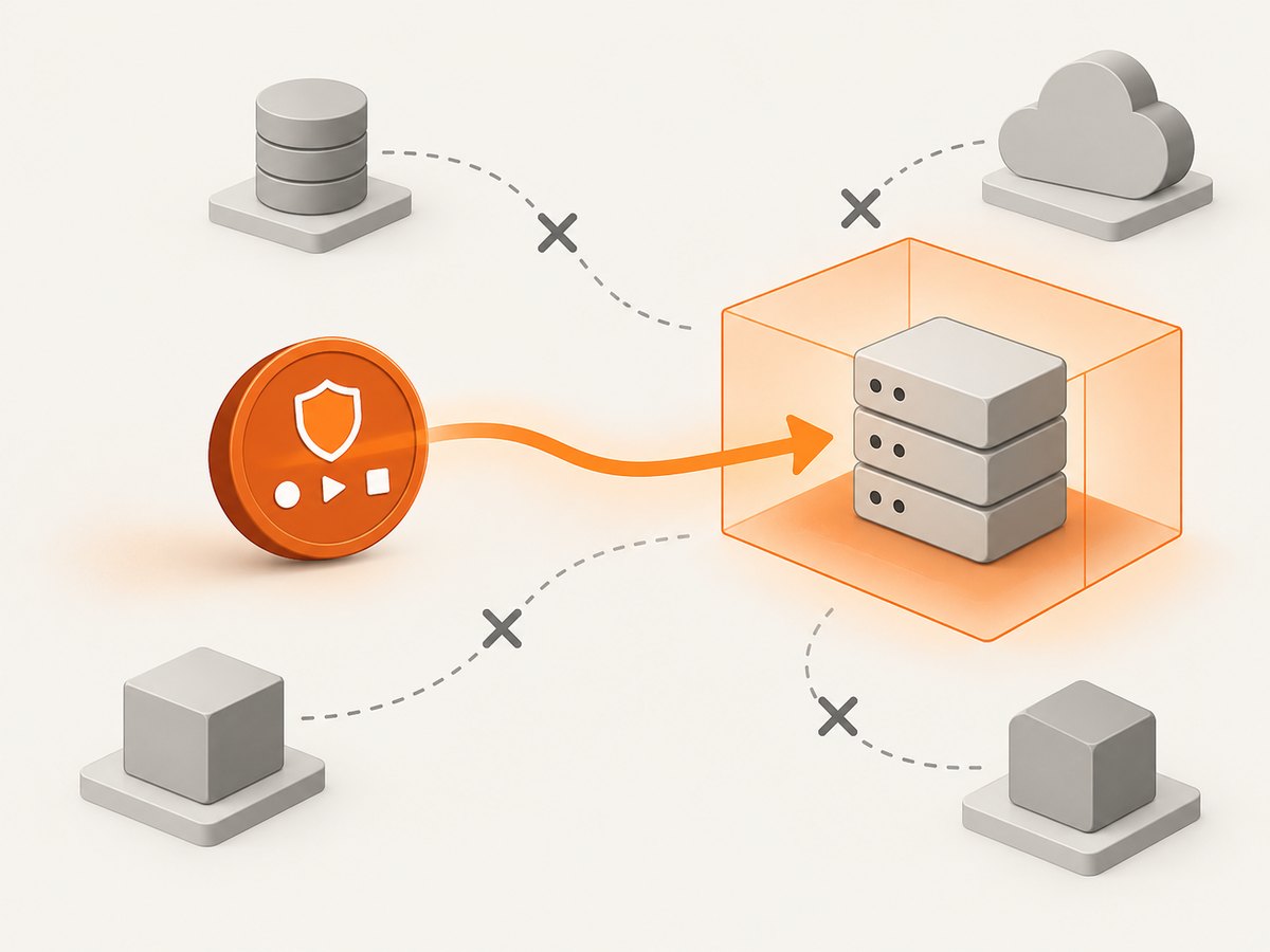 Scopes describe requested access, while a resource indicator helps constrain where a token is intended to work.