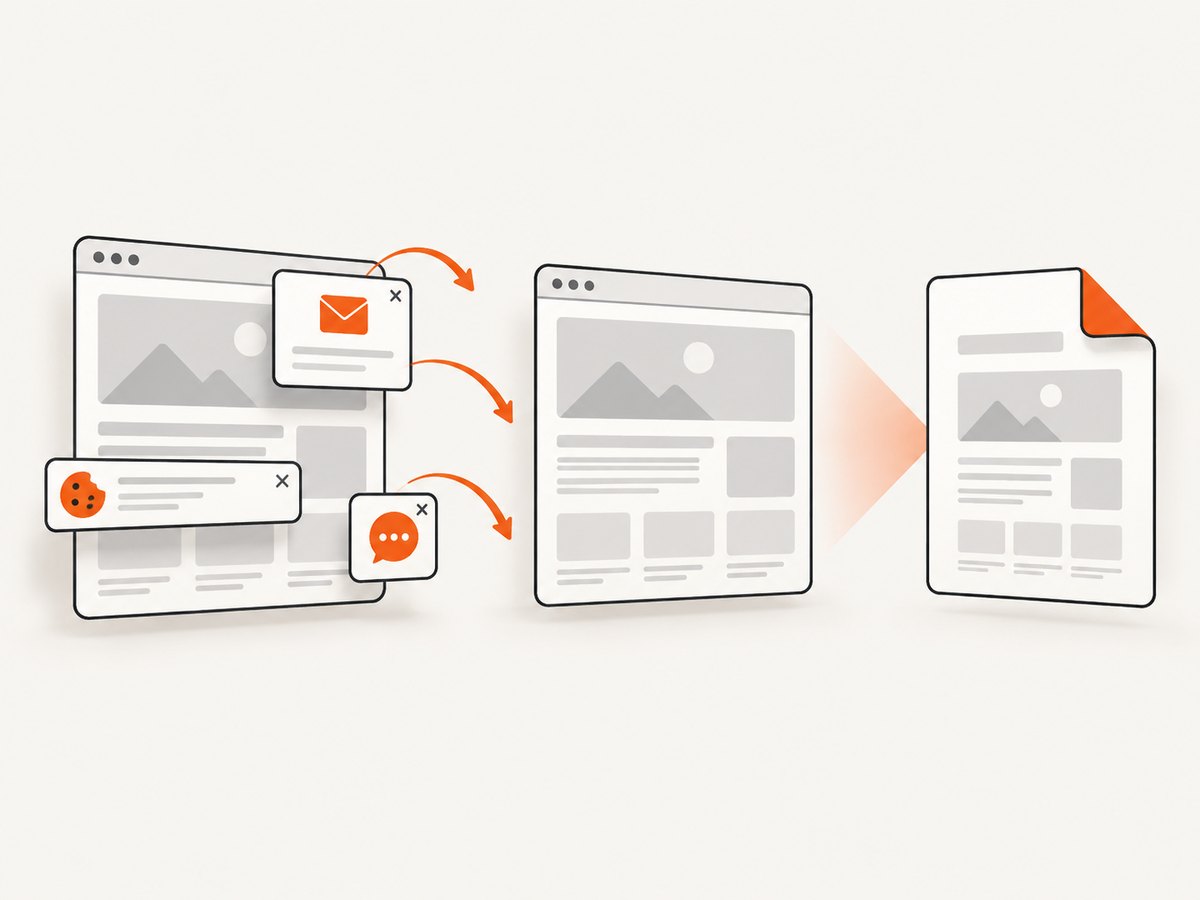 A remote capture workflow can return a PDF without requiring a local converter process.