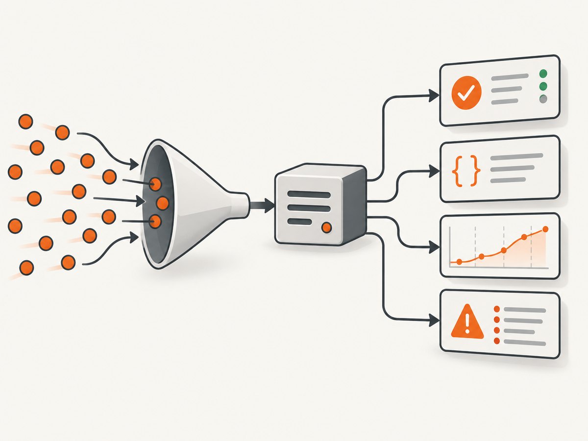 A valid load test connects offered load to semantic checks and observable outcomes.