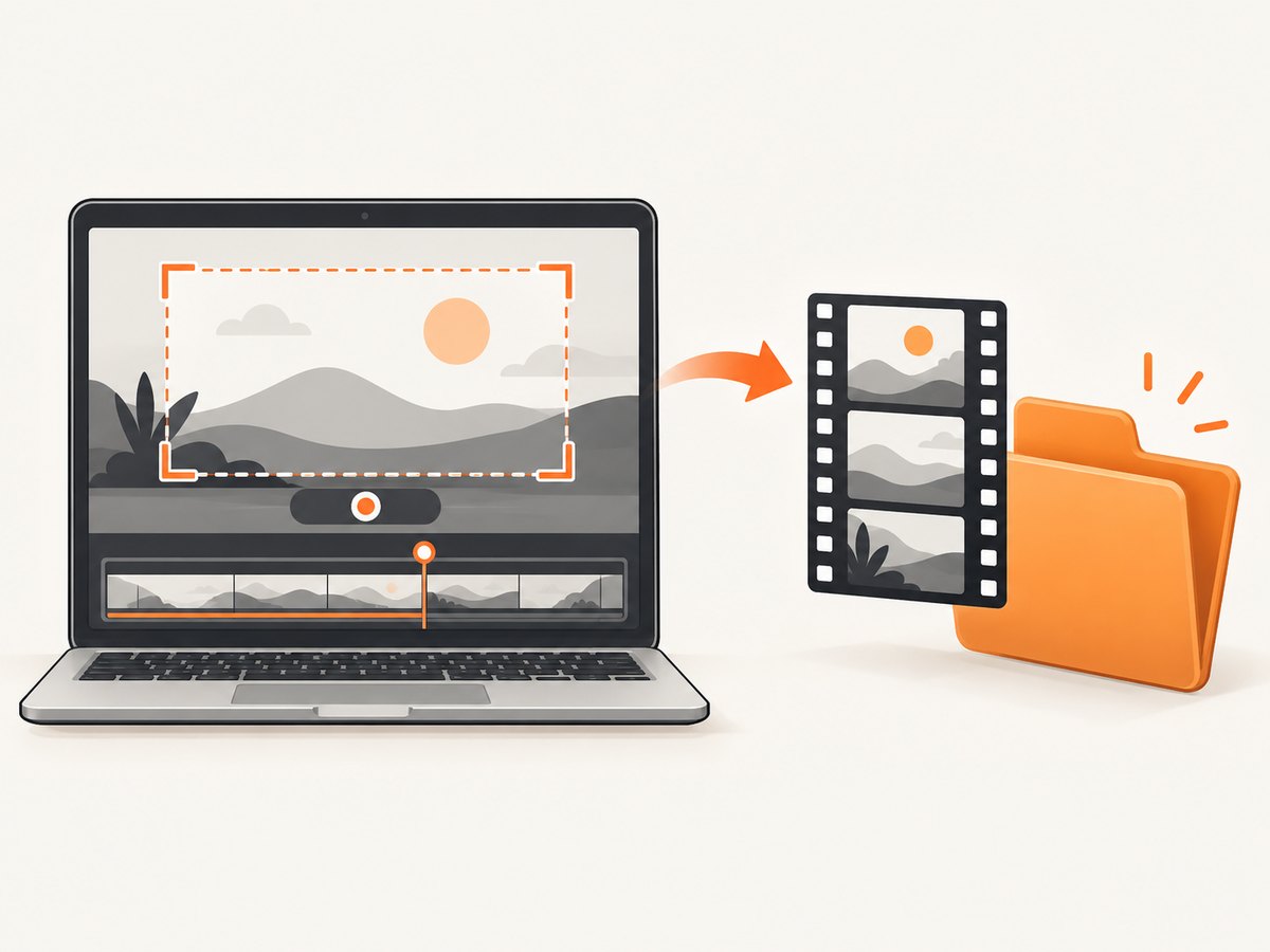 Windows+Shift+R records a selected region and saves an MP4.