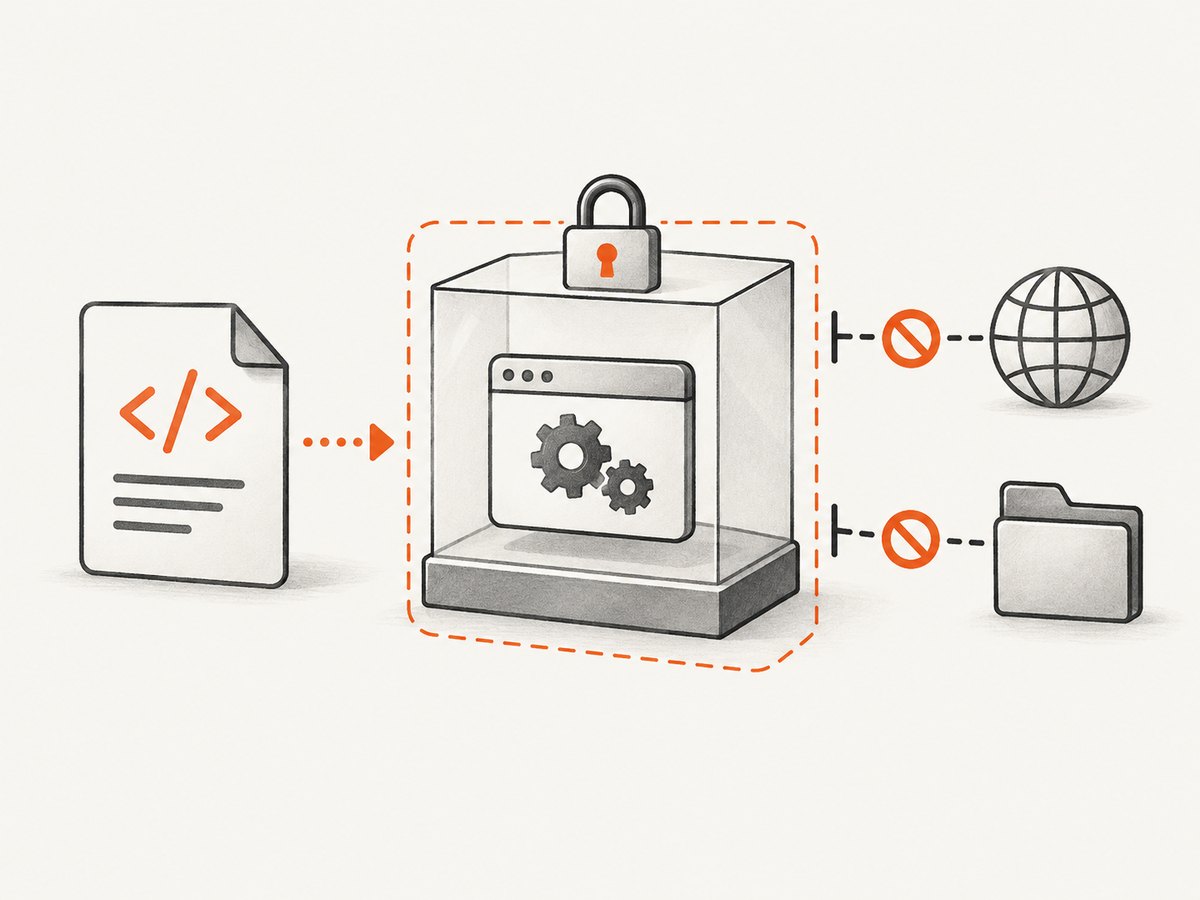 Treat HTML rendering as untrusted input handling and restrict the worker’s filesystem and network access.