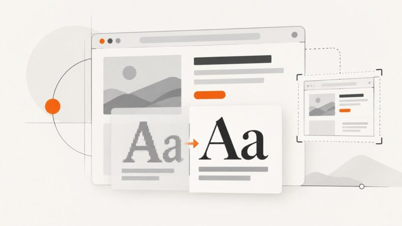 WOFF Font Support in Website Screenshots