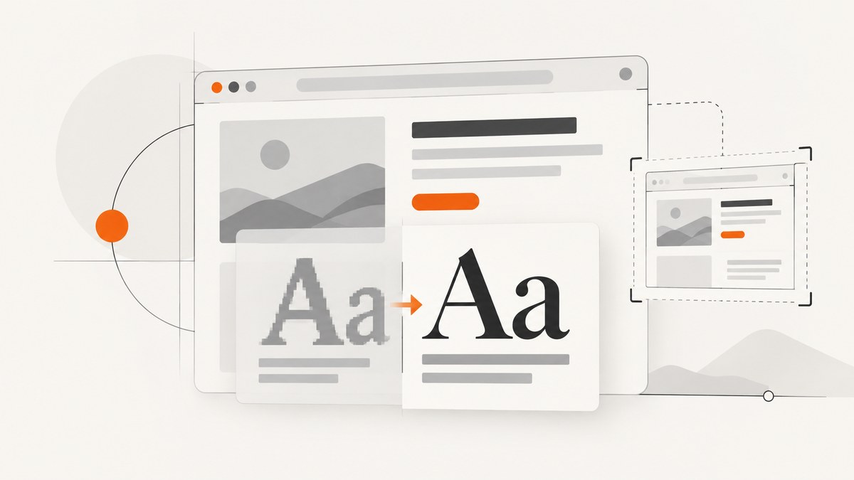 WOFF Font Support in Website Screenshots