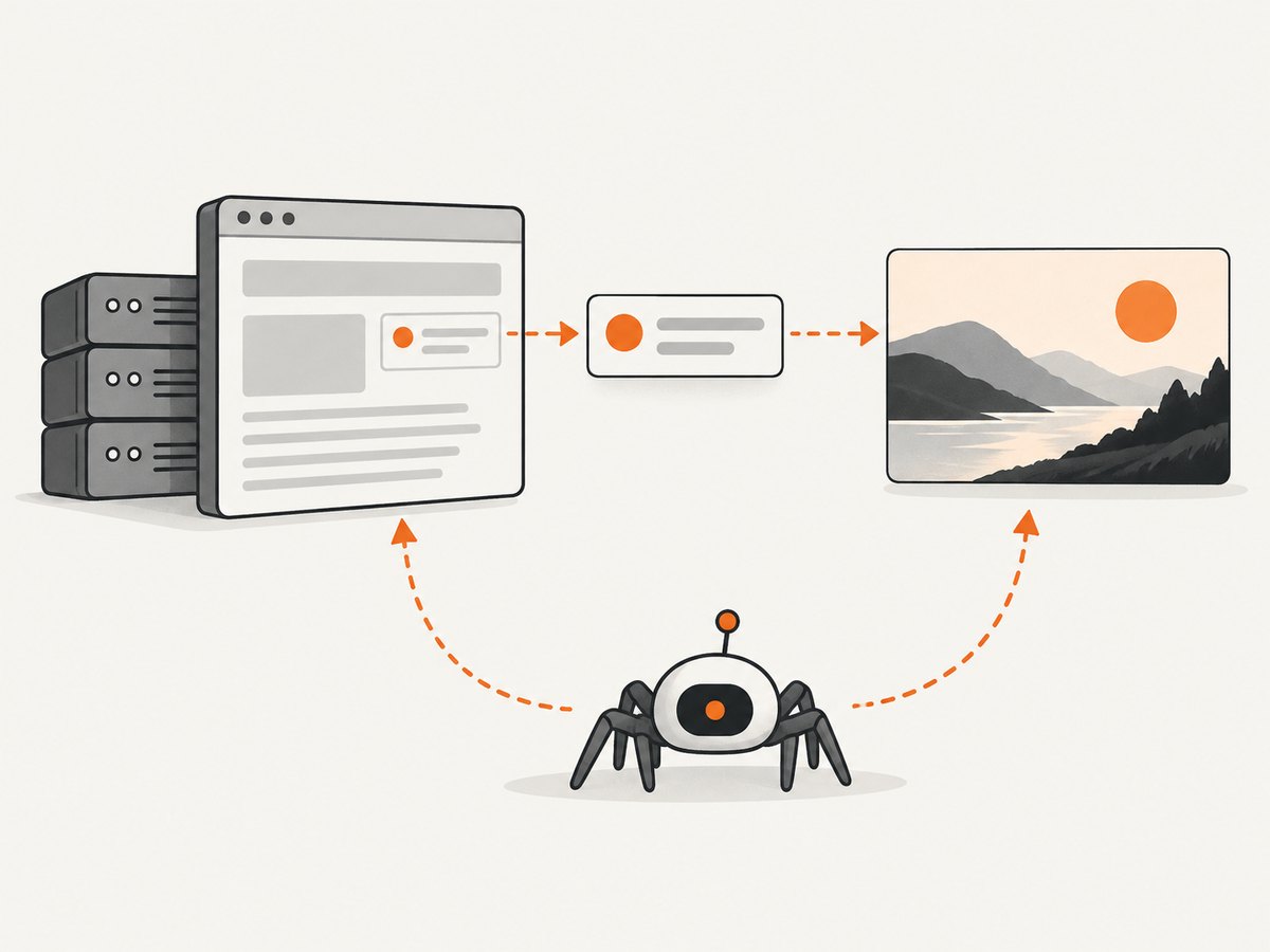 A landscape image with generous safe margins is easier to adapt to a link preview.