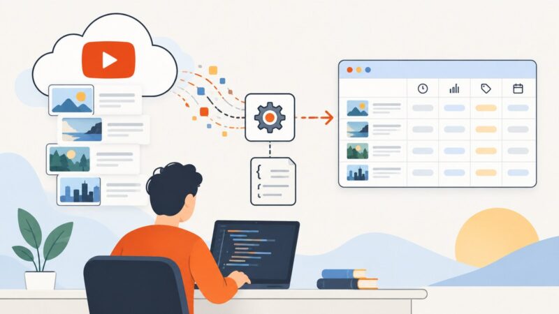 How to Build a YouTube Channel Scraper: Videos, Views, and Metadata
