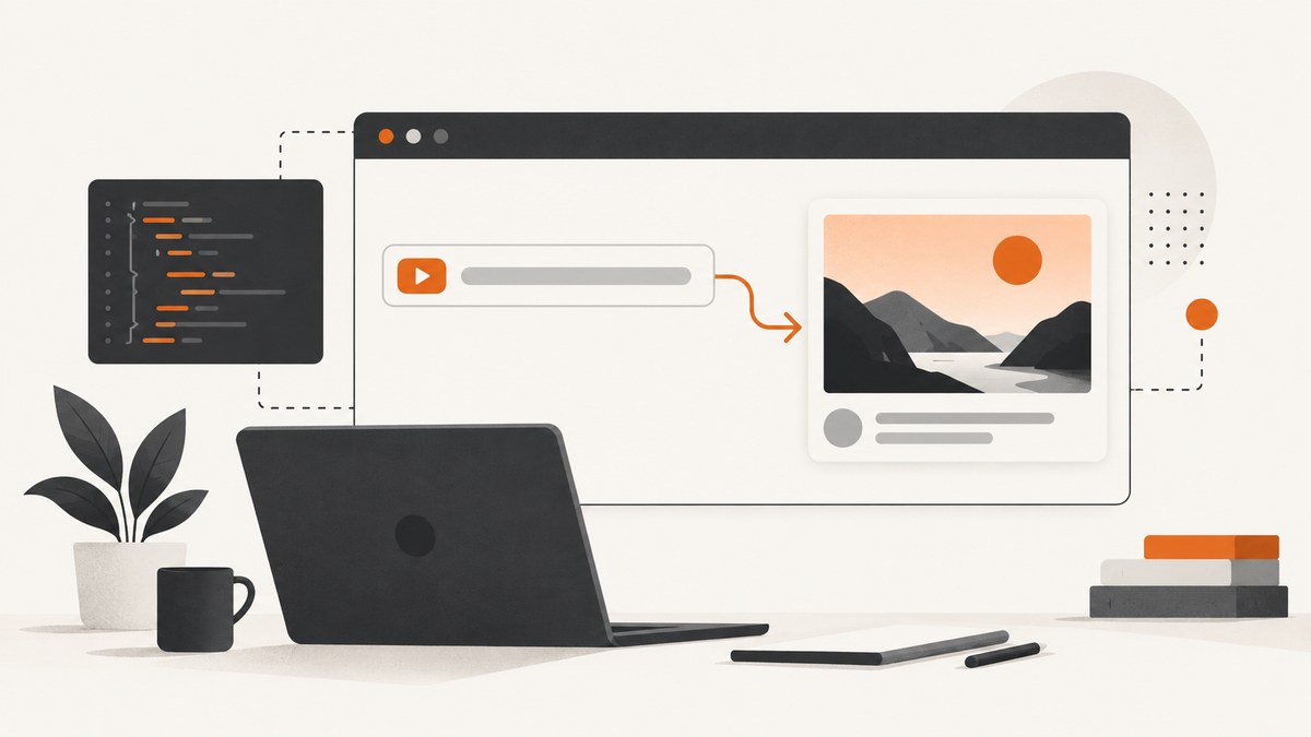 How to Get a YouTube Video Thumbnail Image in HTML