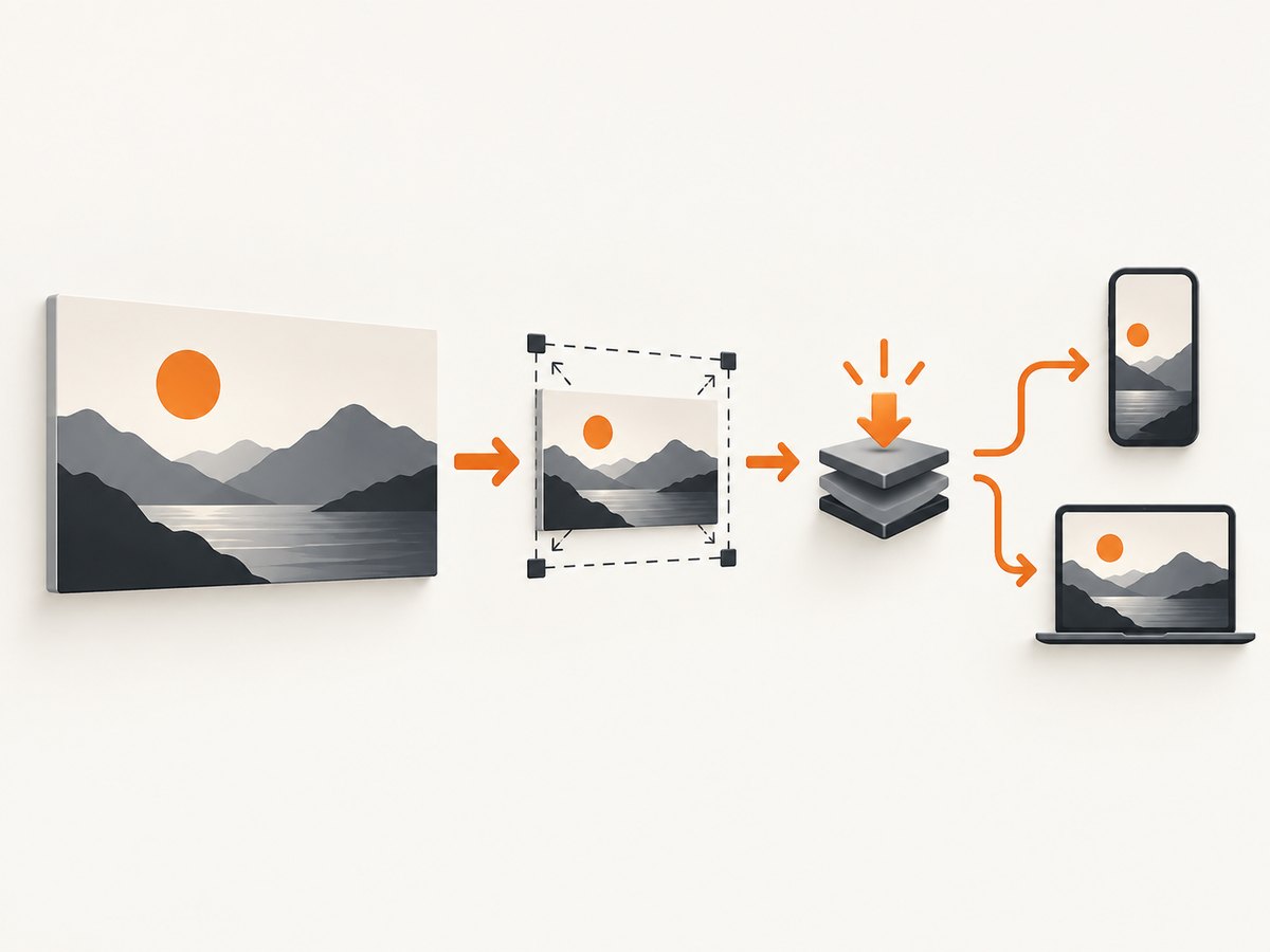 A 16:9 master can be exported into delivery files that meet different upload limits.