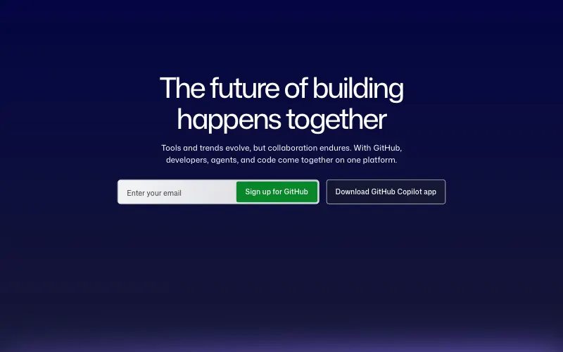 Dark mode: github.com