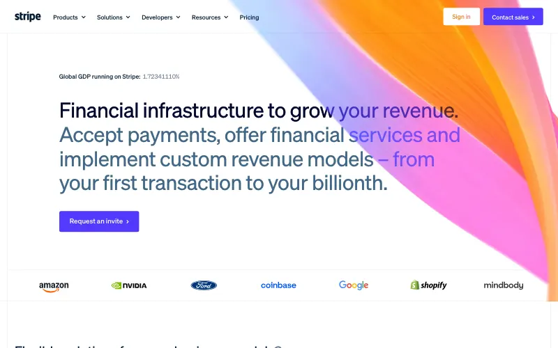 Desktop: stripe.com